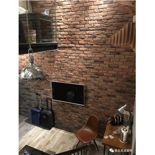 40m2小美式LOFT實拍圖片